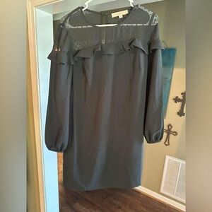 Loft sheer top dress
